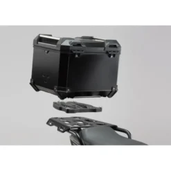 Sistema bauletto TRAX ADV Nero. Triumph Sprint ST 1050/Tiger 1050 SE.