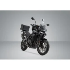 Sistema bauletto TRAX ADV Nero. Triumph Tiger 900 (19-) / 1200 (22-).
