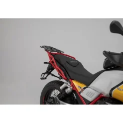 Sistema di valigie rigide DUSC Sw-Motech Nero. 33/41 l. Moto Guzzi V85 TT (19-23).