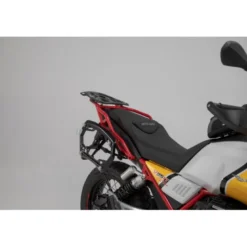Sistema di valigie rigide DUSC Sw-Motech Nero. 33/41 l. Moto Guzzi V85 TT (19-23).