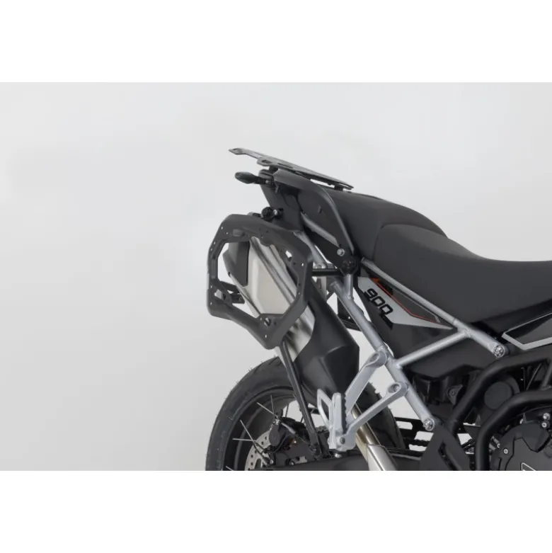 Sistema di valigie rigide DUSC Sw-Motech Nero. 41/33 l. Tiger 900 GT/GT Pro/Rally Pro.