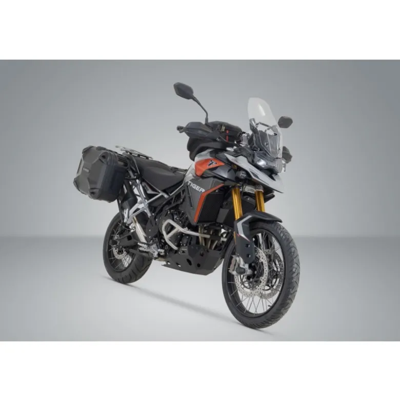 Sistema di valigie rigide DUSC Sw-Motech Nero. 41/33 l. Tiger 900 GT/GT Pro/Rally Pro.