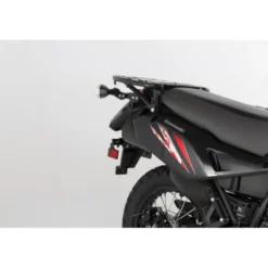 Sistema valigie in alluminio TRAX ADV Argento. 45/37 l. Kawasaki KLR 650 (08-18).