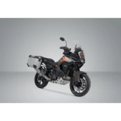Sistema valigie in alluminio TRAX ADV Argento. 45/37 l. KTM 1290 Super Adv.