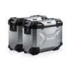 Sistema valigie in alluminio TRAX ADV Argento. 45/45 l. Moto Morini X-Cape 650 (21-).