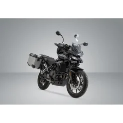 Sistema Valigie In Alluminio Trax Adv Argento. 45/37L. Triumph Tiger 900/Gt/Rally/Pro.