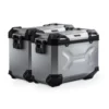 Sistema valigie in alluminio TRAX ADV Argento. 45/45 l. Yamaha MT-07 Tracer (16-).