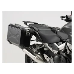 Sistema valigie in alluminio TRAX ADV Nero. 7/37 l. Honda VFR800X Crossrunner (15-).