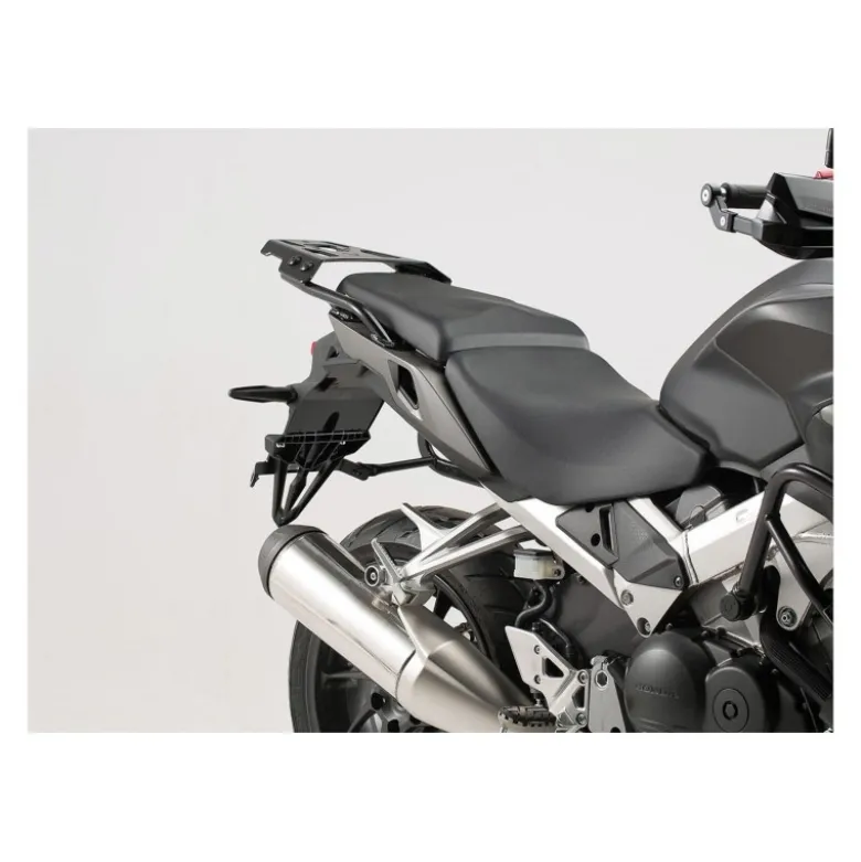 Sistema valigie in alluminio TRAX ADV Nero. 45/45 l. Honda VFR800X Crossrunner (15-).