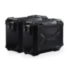 Sistema valigie in alluminio TRAX ADV Nero. 45/37 l. Modelli Triumph Tiger 800 (10-).
