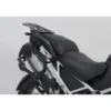 Sistema valigie in alluminio TRAX ADV Nero. 45/37 l. Tiger 1200 Rally /GT Explorer.