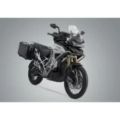 Sistema valigie in alluminio TRAX ADV Nero. 45/37 l. Tiger 1200 Rally /GT Explorer.