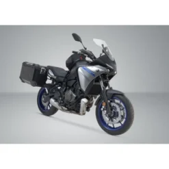 Sistema valigie in alluminio TRAX ADV Nero. 45/45 l. Yamaha MT-07 Tracer (16-).