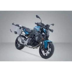 Sistema valigie in alluminio TRAX ADV Sw-Motech Argento. 45/45 l. BMW F 900 R / XR (24-).