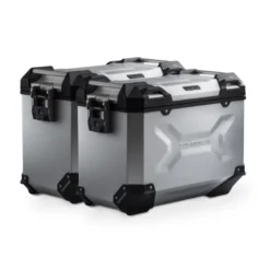 Sistema valigie in alluminio TRAX ADV Sw-Motech Argento. 45/45 l. BMW F 900 R / XR (24-).