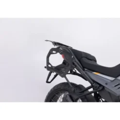 Sistema valigie in alluminio TRAX ADV Sw-Motech Nero. 37/37 l. Moto Guzzi Stelvio (23-).