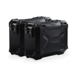 Sistema valigie in alluminio TRAX ADV Sw-Motech Nero. 37/37 l. Yamaha Tracer 9/GT/GT+ (24-).