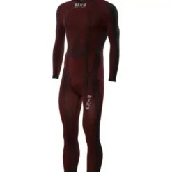 Sottotuta Integrale Racing 4 Stagioni Unisex Sixs Rosso Scuro