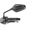 Specchietto Chaft Omologato Reversibile Eighty Nero IN04