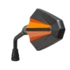 Specchietto Chaft Omologato Reversibile Glory Nero Arancio IN400