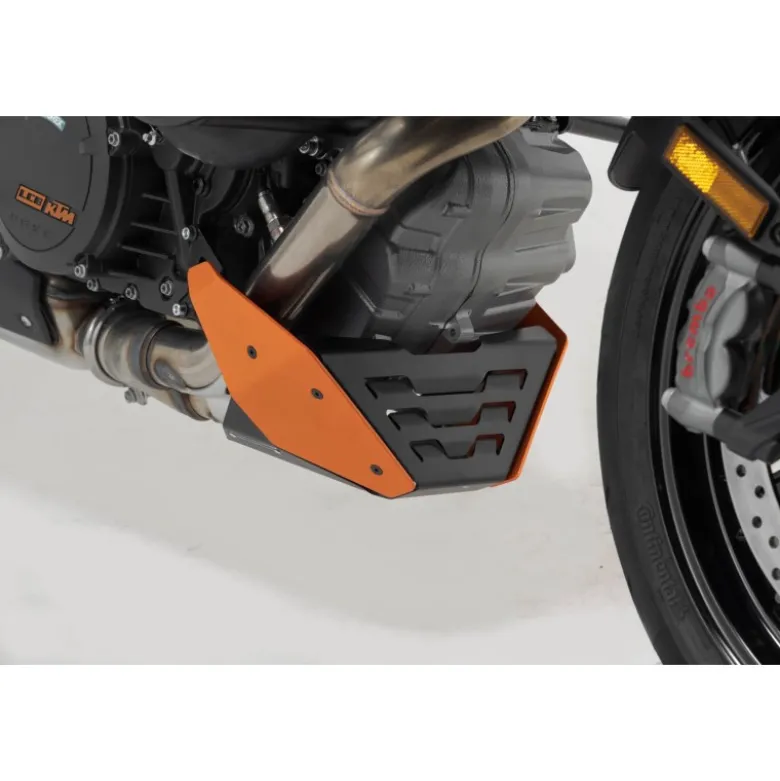 Spoiler frontale Arancione/Nero. KTM 1290 Super Duke R / GT.