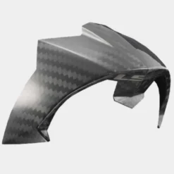 Spoiler Posteriore Ls2 In Carbonio Flash Nero Per Casco Thunder C FF805