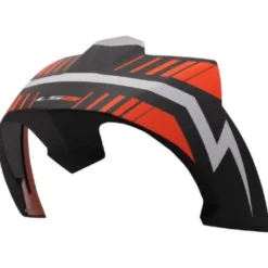 Spoiler Posteriore Ls2 In Carbonio Replica Black Per Casco Thunder C FF805
