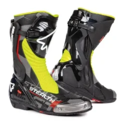 Stivale Moto Stylmartin Stealth Evo Air Nero Giallo Fluo