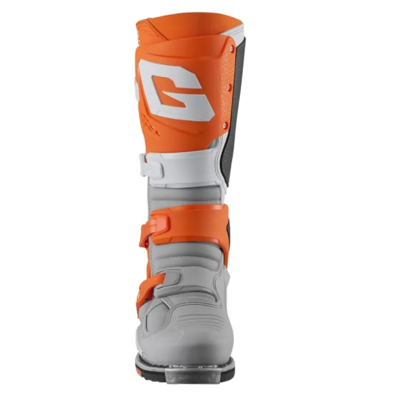 Stivali Moto Gaerne SG22 Arancione Bianco Grigio