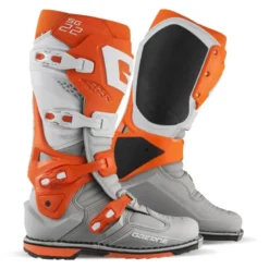 Stivali Moto Gaerne SG22 Arancione Bianco Grigio