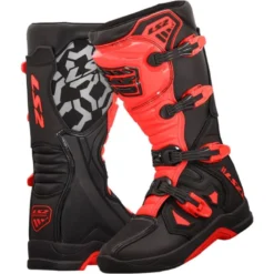 Stivali Moto Off-Road LS2 Raptor Nero Rosso