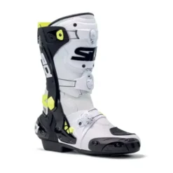 Stivali Moto Racing Sidi Rex Bianco Nero Giallo