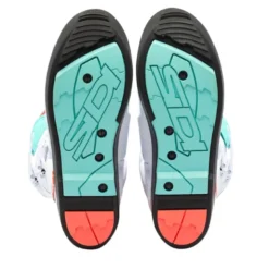 Stivali Moto Sidi Crossfire 3 Srs Bianco Verde Arancio
