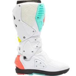 Stivali Moto Sidi Crossfire 3 Srs Bianco Verde Arancio
