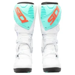 Stivali Moto Sidi Crossfire 3 Srs Bianco Verde Arancio