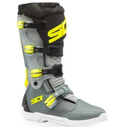 Stivali Moto Sidi X Power SC Grigio Giallo Fluo