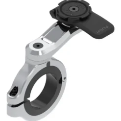 Supporto Smartphone Manubrio Moto Quad Lock Pro Largo Cromato