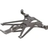 Supporto targa con staffe catadiottro e frecce inclusi (Mod. A1 Per It Nero TAR014NER Lightech