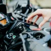 Supporto Telefono Manubrio Moto Quad Lock