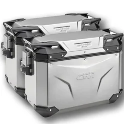 Tris Valigie Givi Trekker Outback Evo OBKE42A con Coppia Valigie Givi OBKE48APACK2