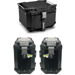 Tris Valigie Givi Trekker Outback Evo OBKE42B con Coppia Valigie Givi OBKE37BPACK2