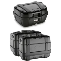 Tris Valigie Givi Trekker TRK52B con Coppia Valigie Givi TRK33B + TRK46B