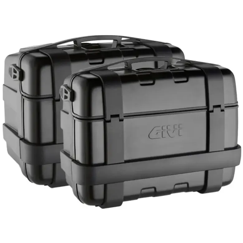 Tris Valigie Givi Trekker TRK52B con Coppia Valigie Givi TRK33B + TRK46B