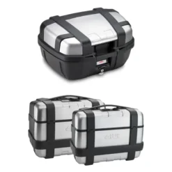 Tris Valigie Givi Trekker TRK52N con Coppia Valigie Givi TRK33N + TRK46N