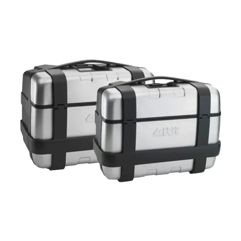 Tris Valigie Givi Trekker TRK52N con Coppia Valigie Givi TRK33N + TRK46N