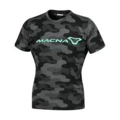 T-Shirt Macna Dazzle Logo 2.0 Donna Nero Verde