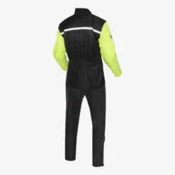Tuta Antipioggia Rebelhorn Travel Rain Suit Nero Giallo Fluo