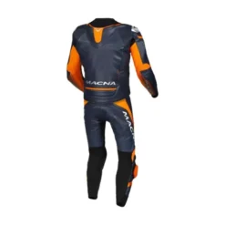 Tuta Divisa In Pelle Macna Tronniq Blu Arancio