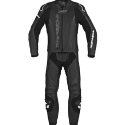 Tuta Divisa In Pelle Spidi Laser Touring Nero