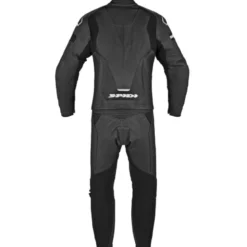 Tuta Divisa In Pelle Spidi Laser Touring Nero
